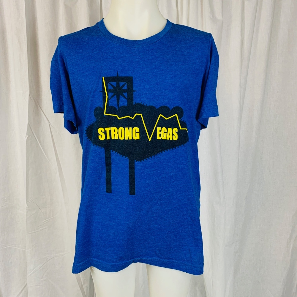 Canvas Bella Women's Blue Strong Vegas Size Small - Picture 3 of 8